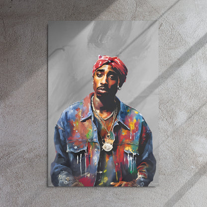 VAMOR STUDIOS 2PAC METAL PRINT